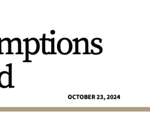 2025 Exemptions Published